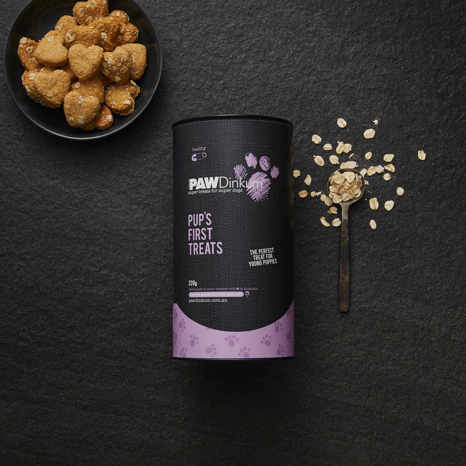 Pup’s First Puppy Treats Canister