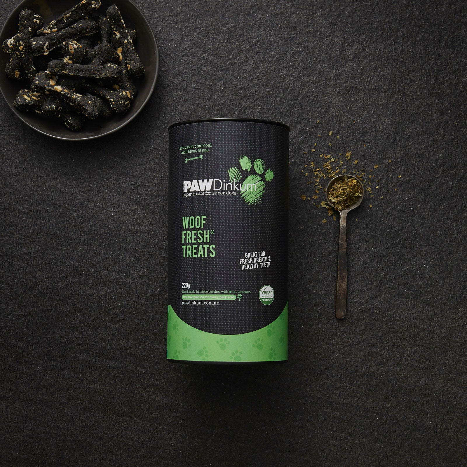 Woof Fresh Dog Treats Canister