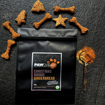 Christmas Doggie Gingerbread Pouch